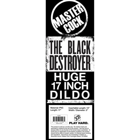 black destroyer dildo